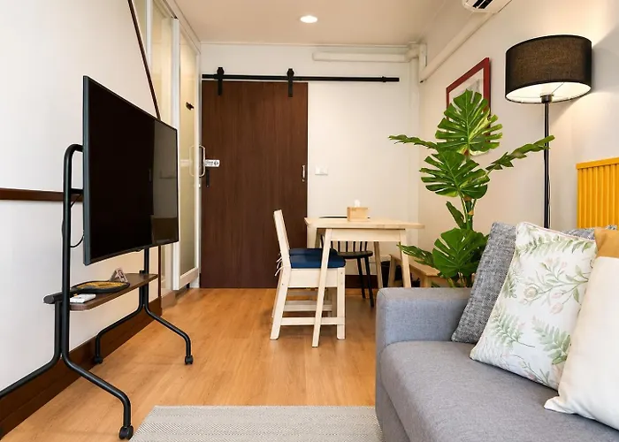 Апартаменты Cozy Loft In Chinatown - Songwat Quiet Street View Бангкок